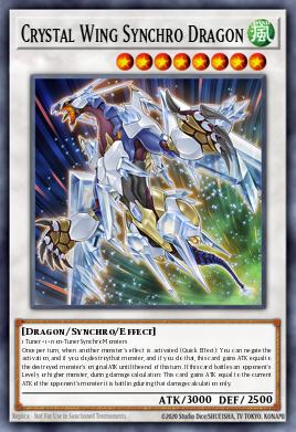 Crystal Wing Synchro Dragon